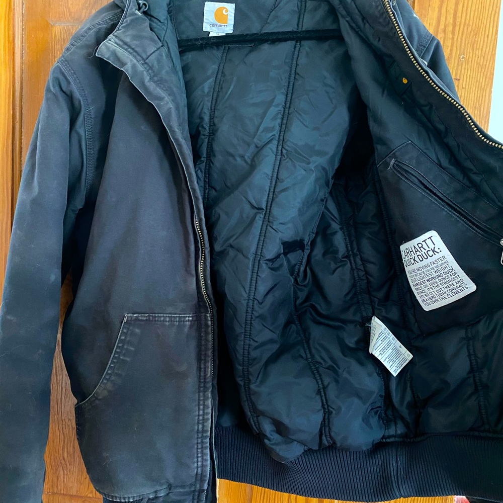 Black Carhartt Insulated Jacket